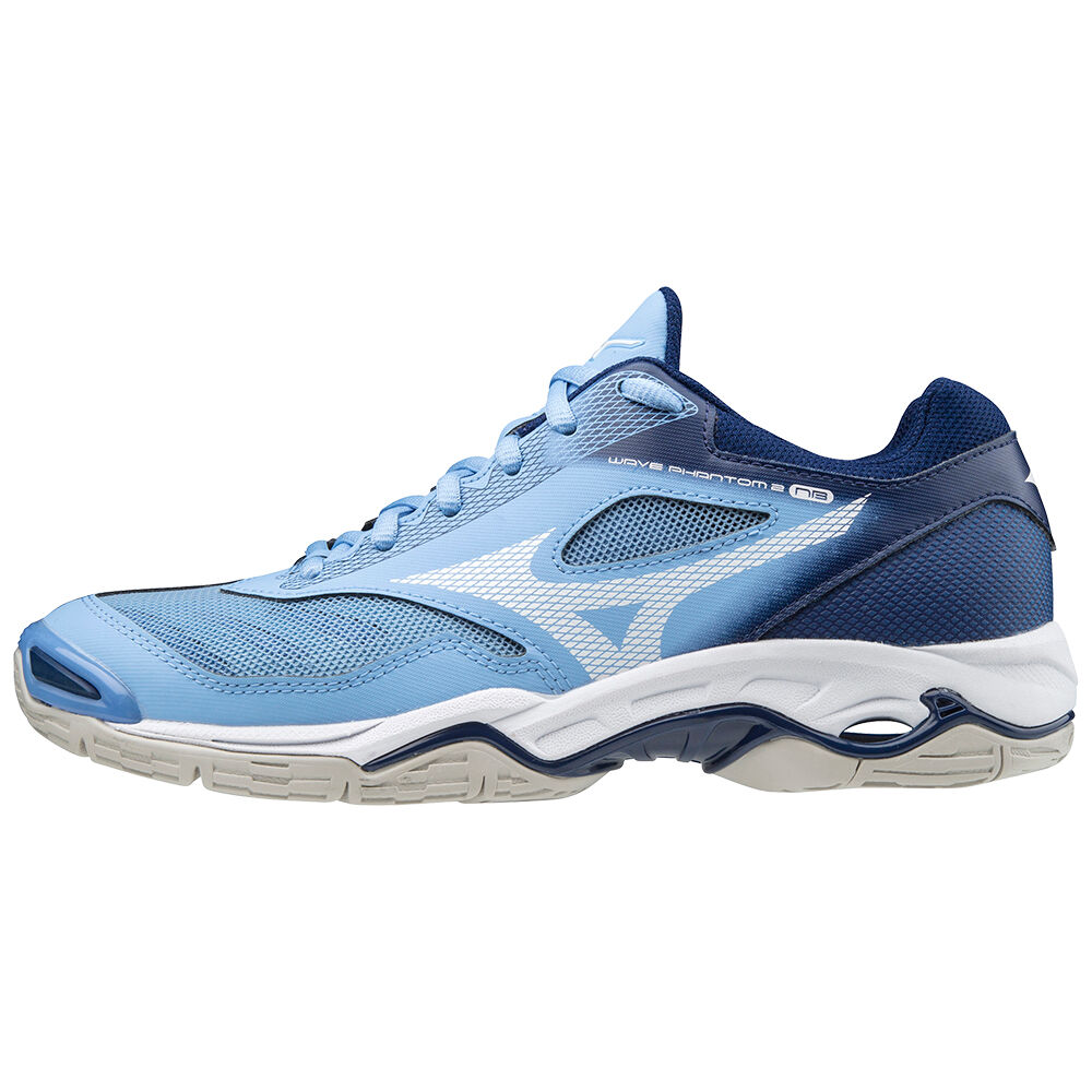 Mizuno Wave Phantom 2 Nb Női Teremcipő Kék/Fehér LYO709523